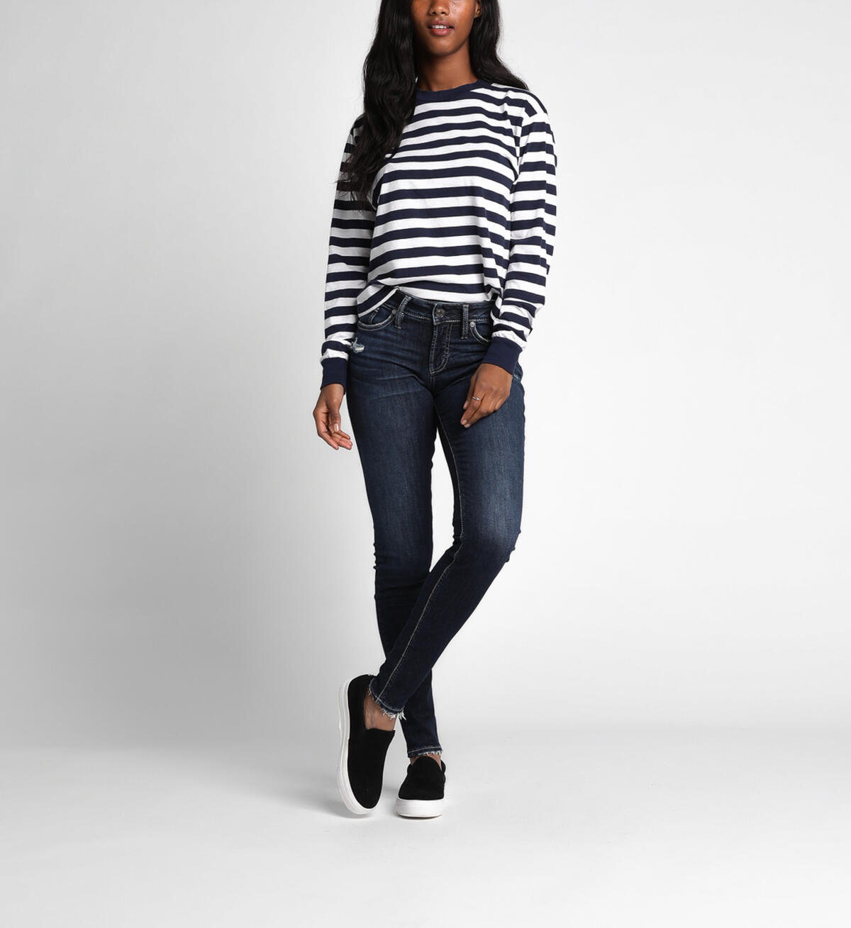 Suki Skinny Mid Dark Wash, , hi-res image number 0