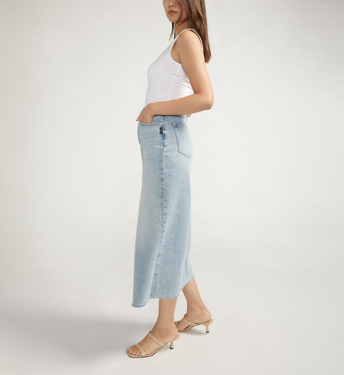 Silver jean skirt canada sale