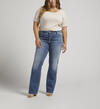 Elyse Mid Rise Slim Bootcut Jeans Plus Size, Indigo, hi-res image number 0