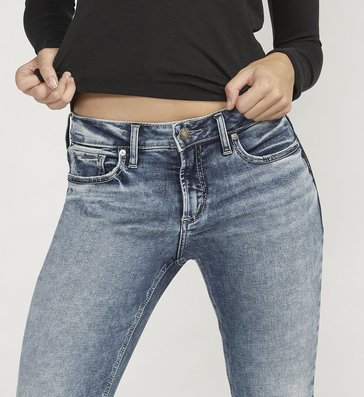 Suki Mid Rise Bootcut Jeans, Indigo, hi-res image number 3