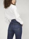 Highly Desirable High Rise Slim Straight Leg Jeans image number 4
