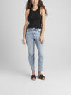High Note High Rise Straight Crop Jeans image number 0