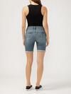 Elyse Mid Rise Luxe Stretch Bermuda Shorts image number 1