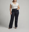 Highly Desirable High Rise Trouser Leg Jeans Plus Size, , hi-res image number 0