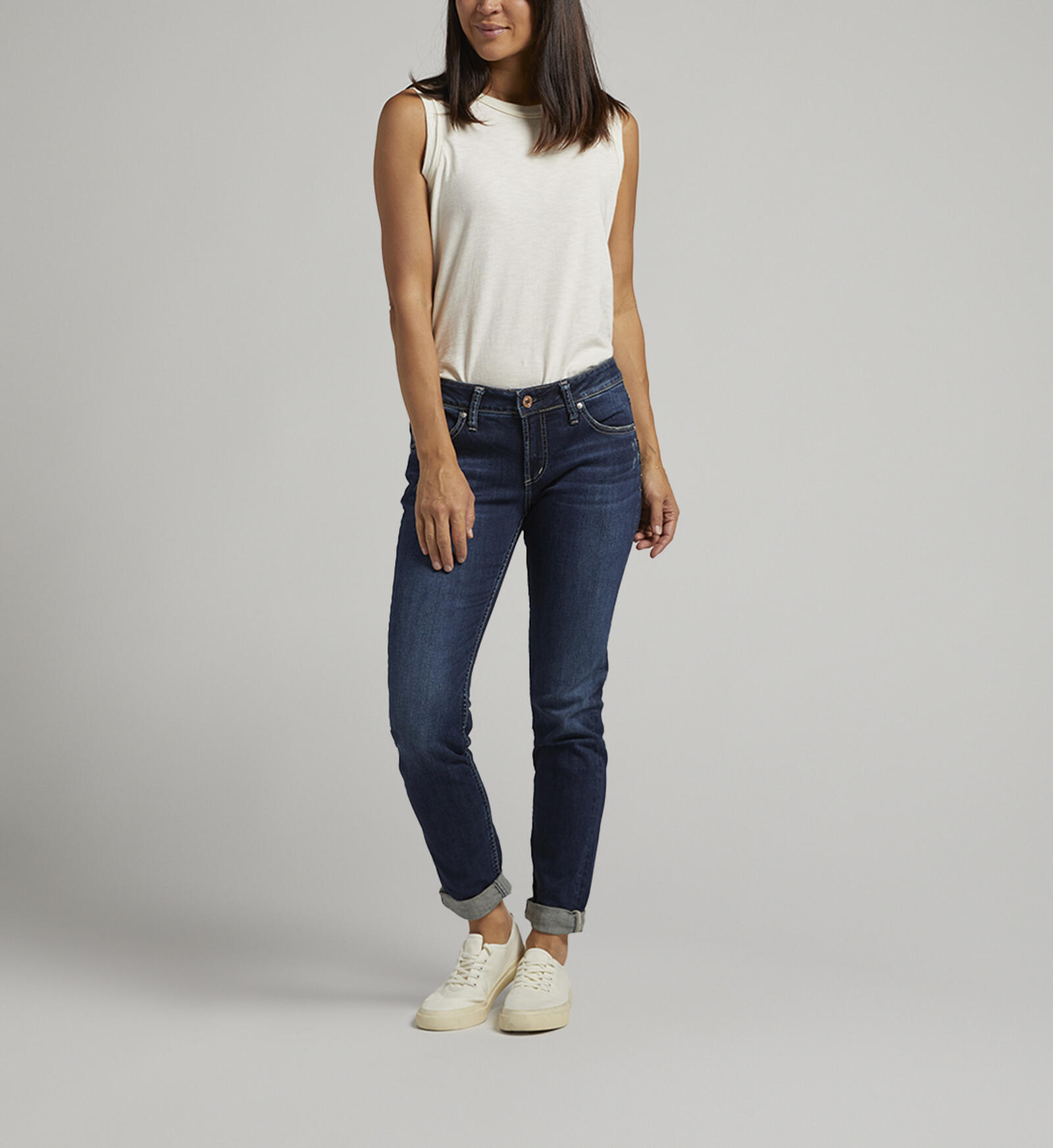Ringlet Indica overvælde Buy Boyfriend Mid Rise Slim Leg Jeans for CAD 104.00 | Silver Jeans CA New