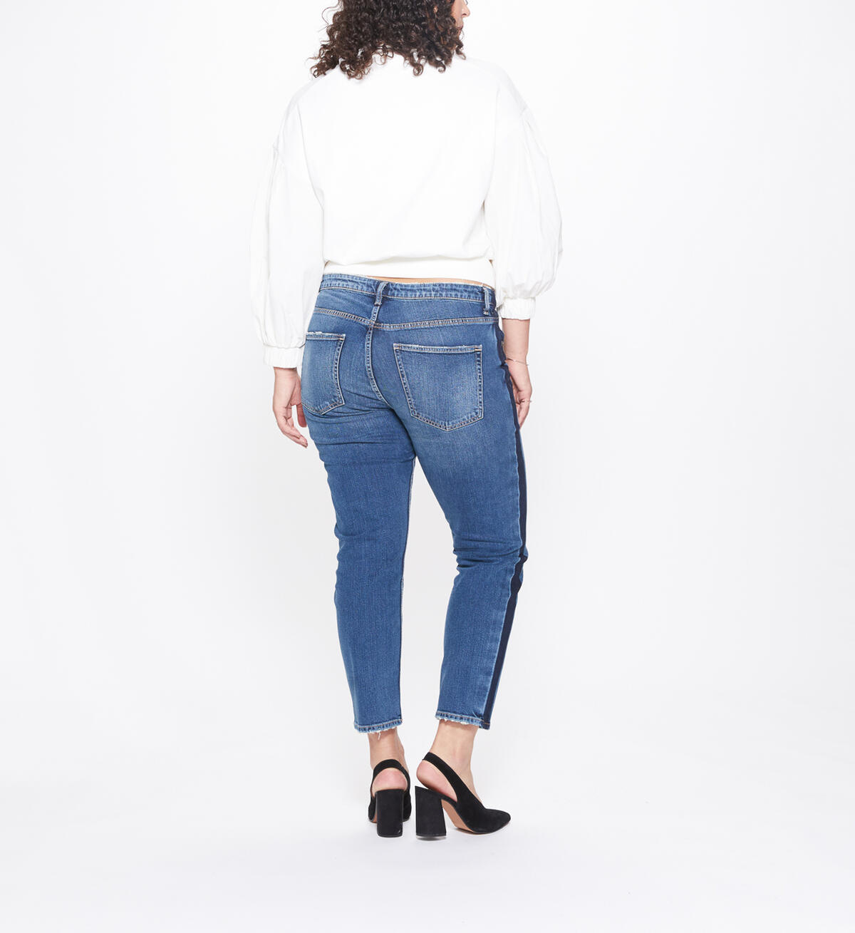Vintage Slim Mid Rise Dark Wash, , hi-res image number 1