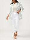 Suki Mid Rise Kick Flare Luxe Stretch Jeans image number 2
