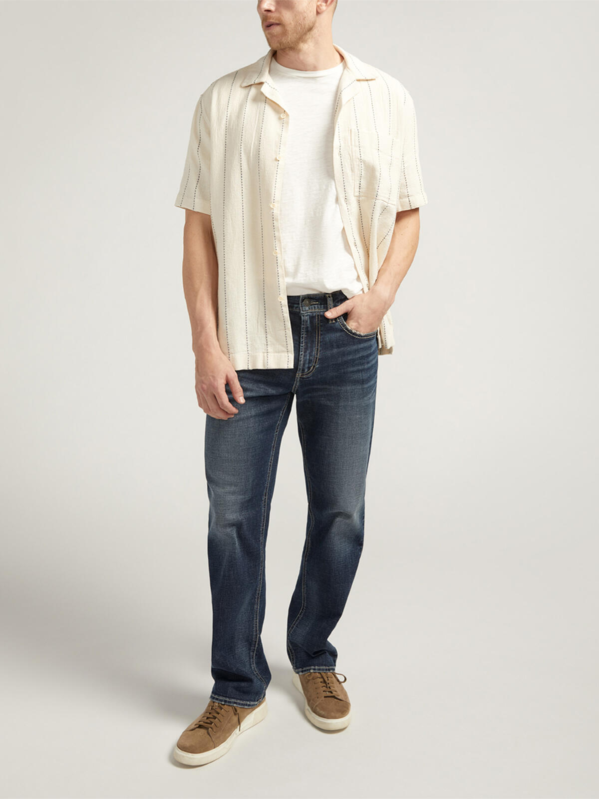 Grayson Easy Fit Straight Leg Jeans image number 0