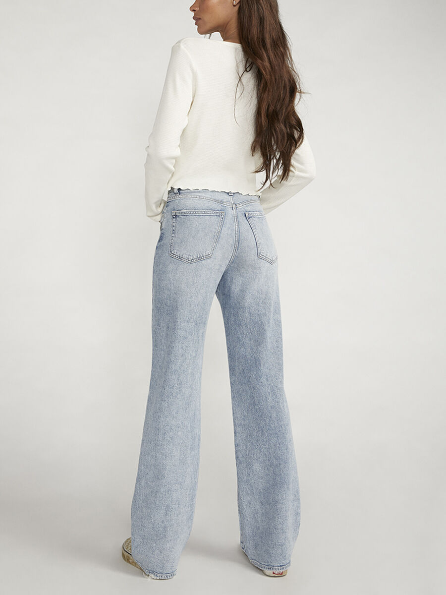 【Kleesier】Icing semi-low rise jeans Icing semi-low rise jeans - Kleesier