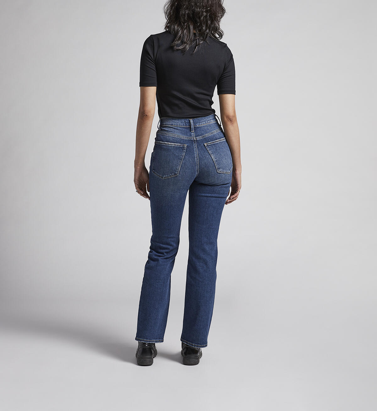 90s Vintage High Rise Bootcut Jeans, Indigo, hi-res image number 1