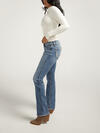 Elyse Mid Rise Slim Bootcut Jeans image number 2