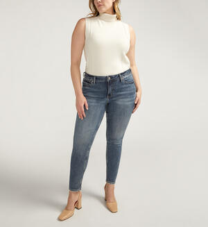 Suki Mid Rise Skinny Jeans Plus Size