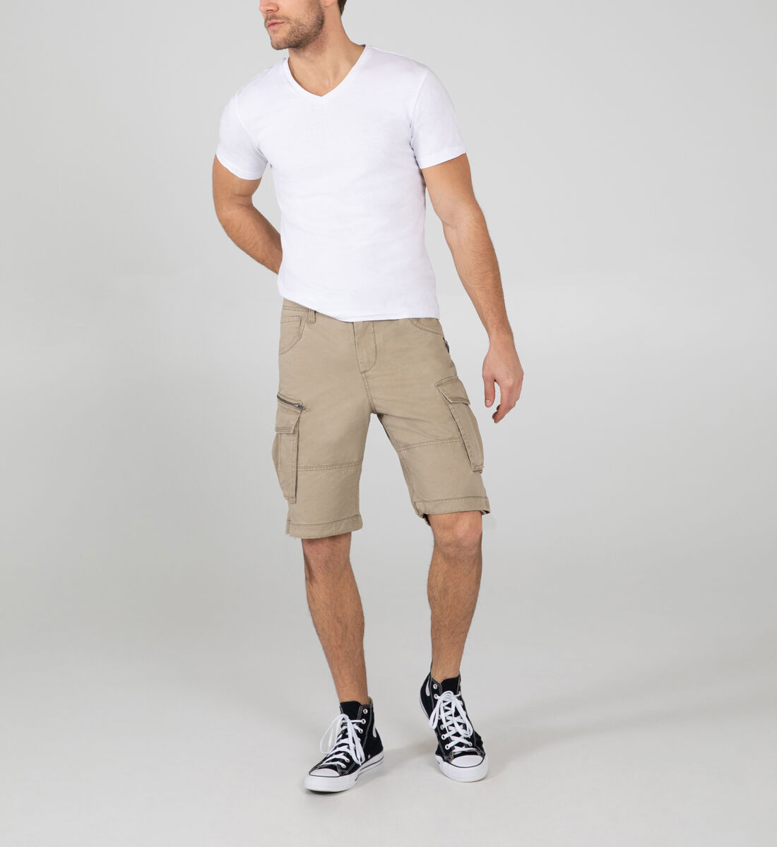 Mens silver hotsell jean shorts