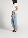 Highly Desirable High Rise Straight Leg Jeans image number 2