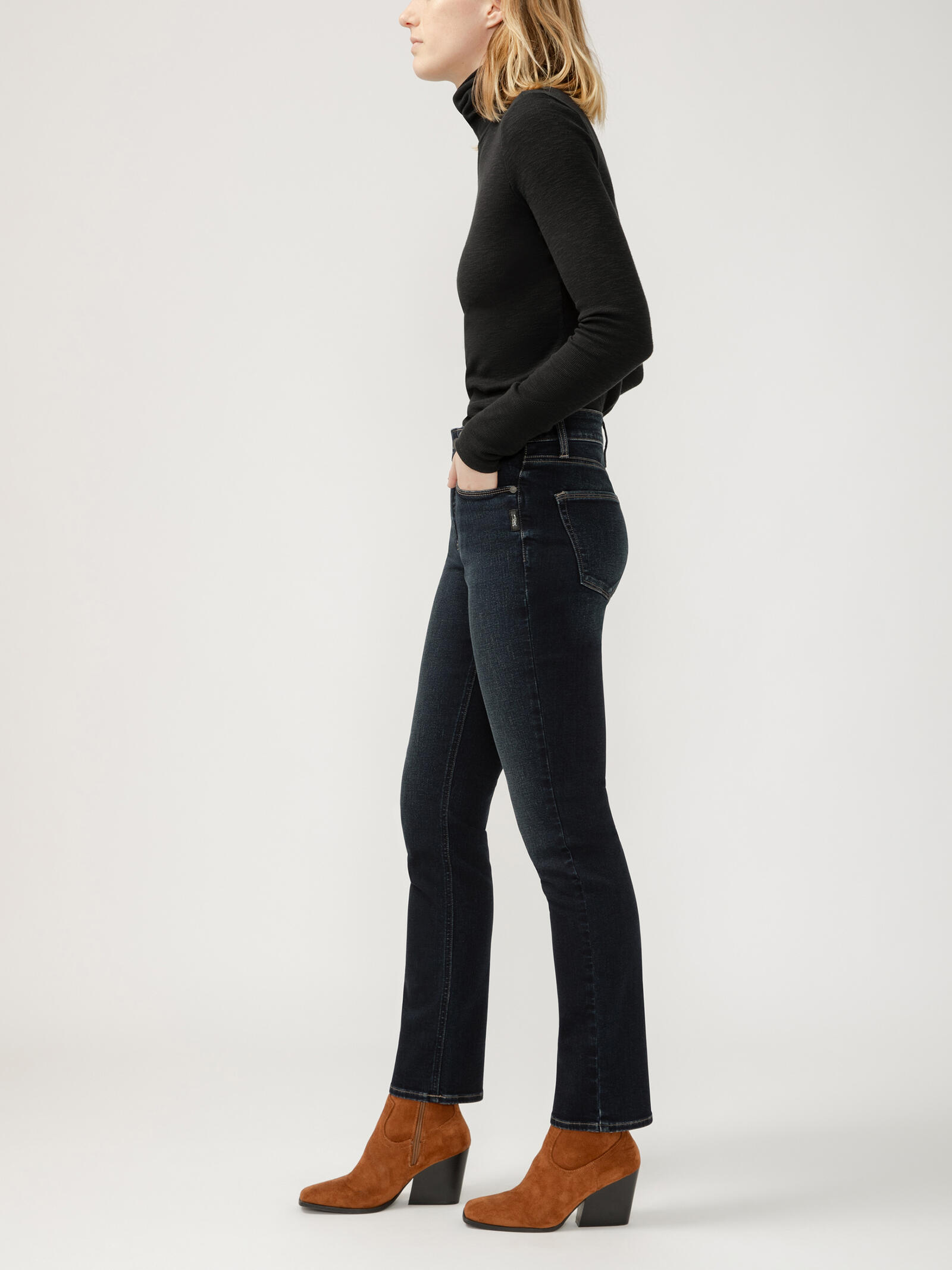 Avery High Rise Straight Leg Jean