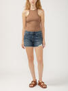 Suki Mid Rise Luxe Stretch Shorts image number 0