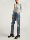 90s Boyfriend High Rise Straight Leg Jeans image number 2