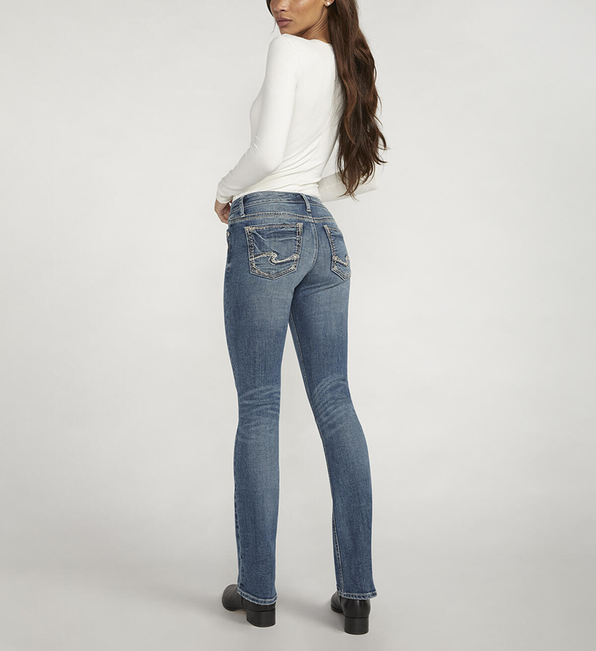Tuesday Low Rise Slim Bootcut Jeans, Indigo, hi-res image number 1