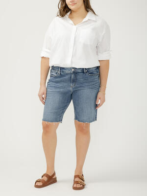 Elyse Mid Rise Bermuda Short Plus Size
