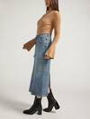Cargo High Rise Jean Skirt image number 2