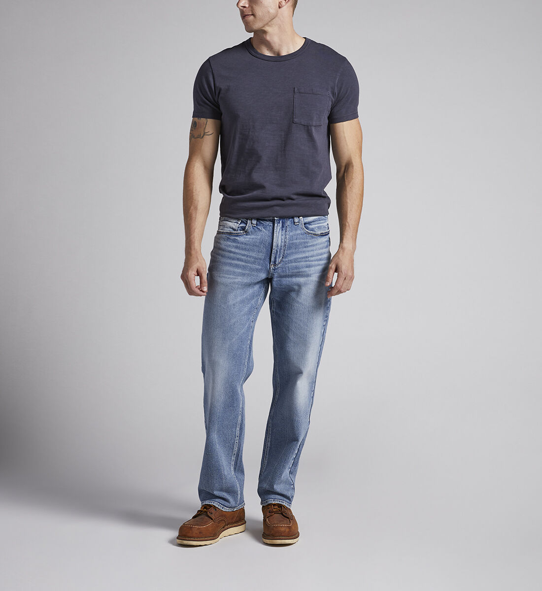 Men's wearhouse silver jeans discount