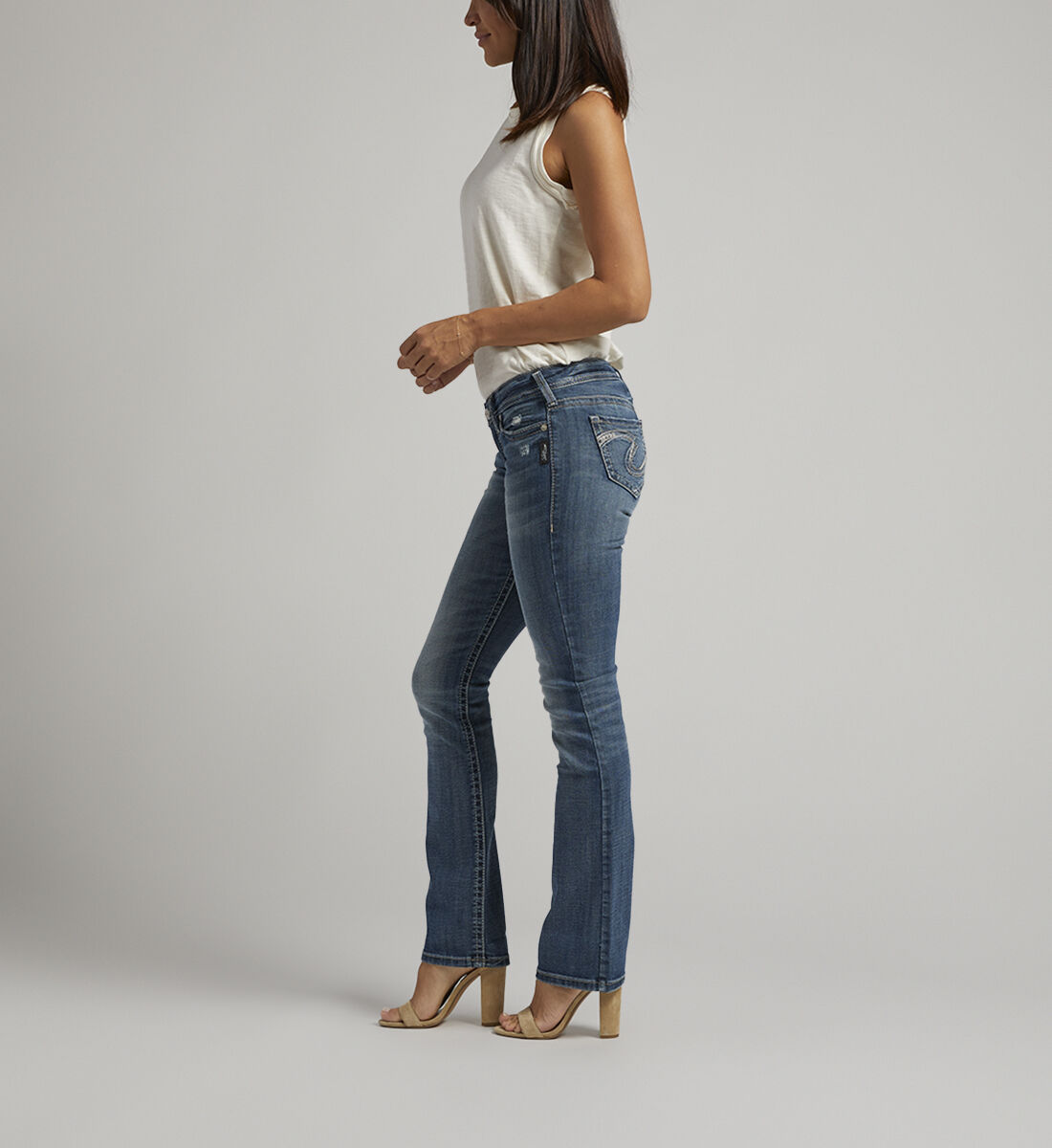 Silver slim shop bootcut jeans
