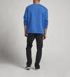 Mens Crewneck Sweatshirt, Blue, hi-res image number 1