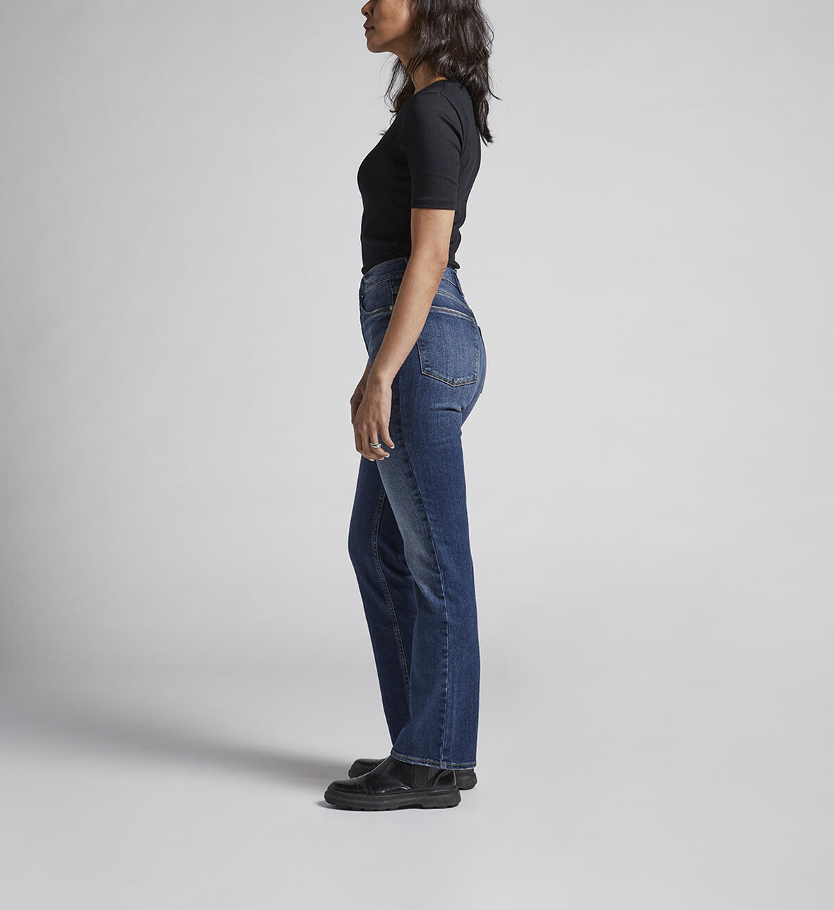 90s Vintage High Rise Bootcut Jeans, Indigo, hi-res image number 2