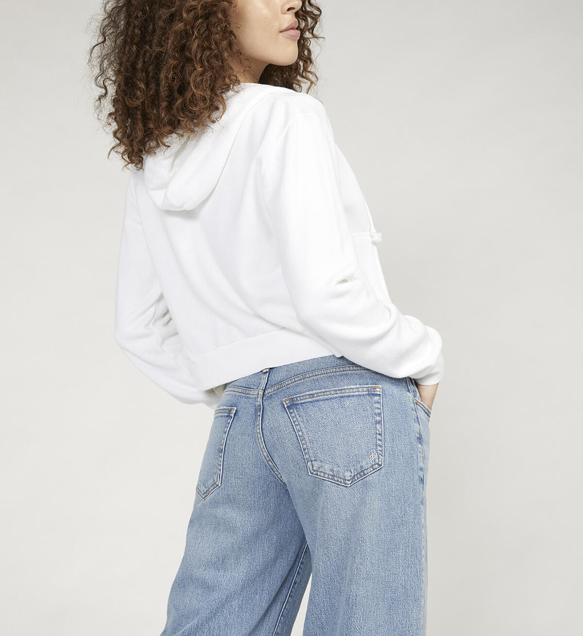 Low Rise Wide Leg Skater Jeans, Indigo, hi-res image number 4