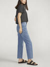 High Rise Straight Leg Carpenter Jeans image number 2