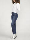 Highly Desirable High Rise Slim Straight Leg Jeans image number 2
