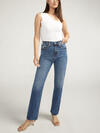 Highly Desirable High Rise Straight Leg Jeans image number 0