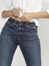 Elyse Mid Rise Straight Leg Jeans image number 4