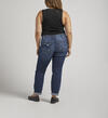 Boyfriend Mid Rise Slim Leg Jeans Plus Size, Indigo, hi-res image number 1