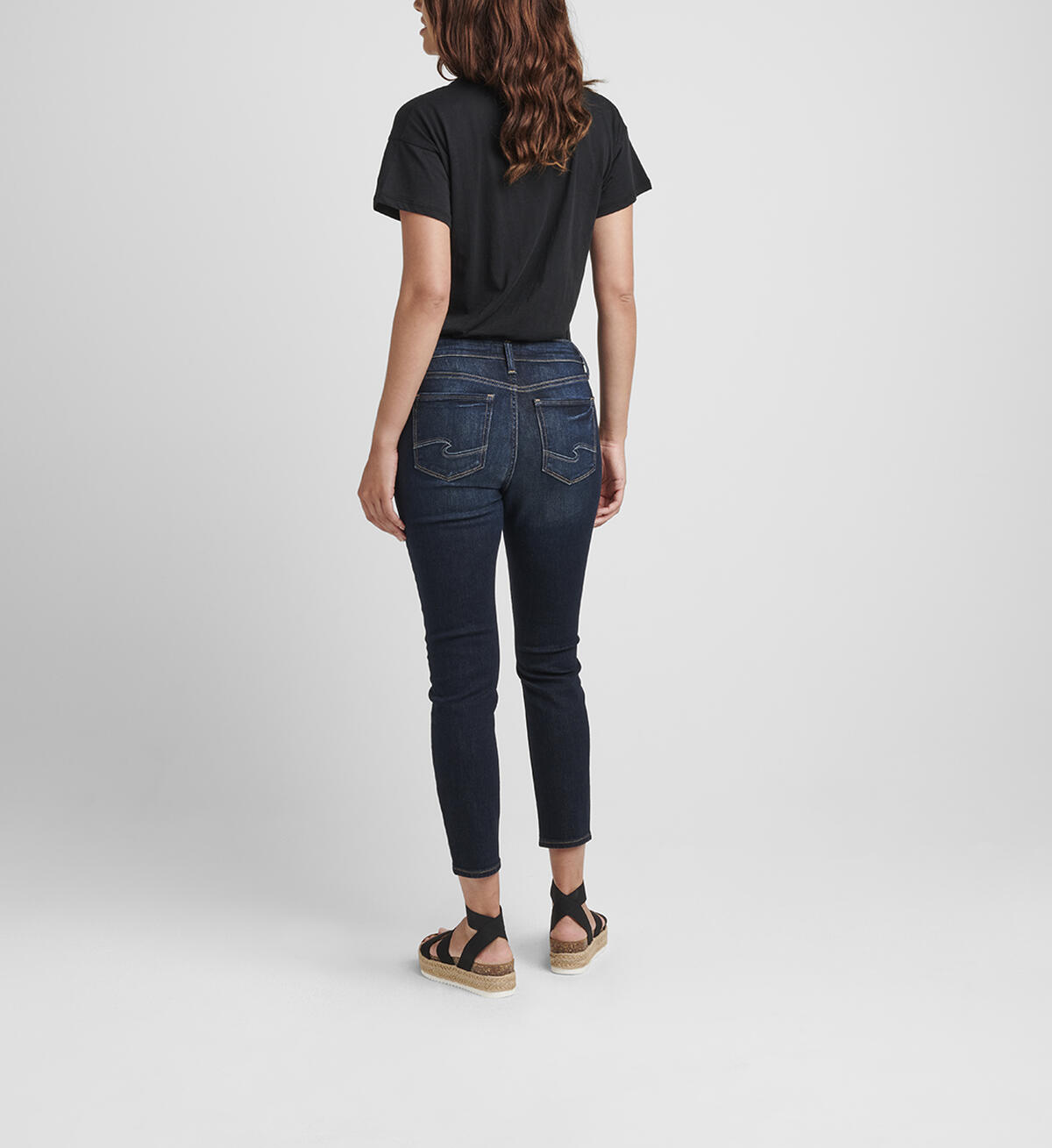 Elyse Mid Rise Skinny Crop Jeans, , hi-res image number 1