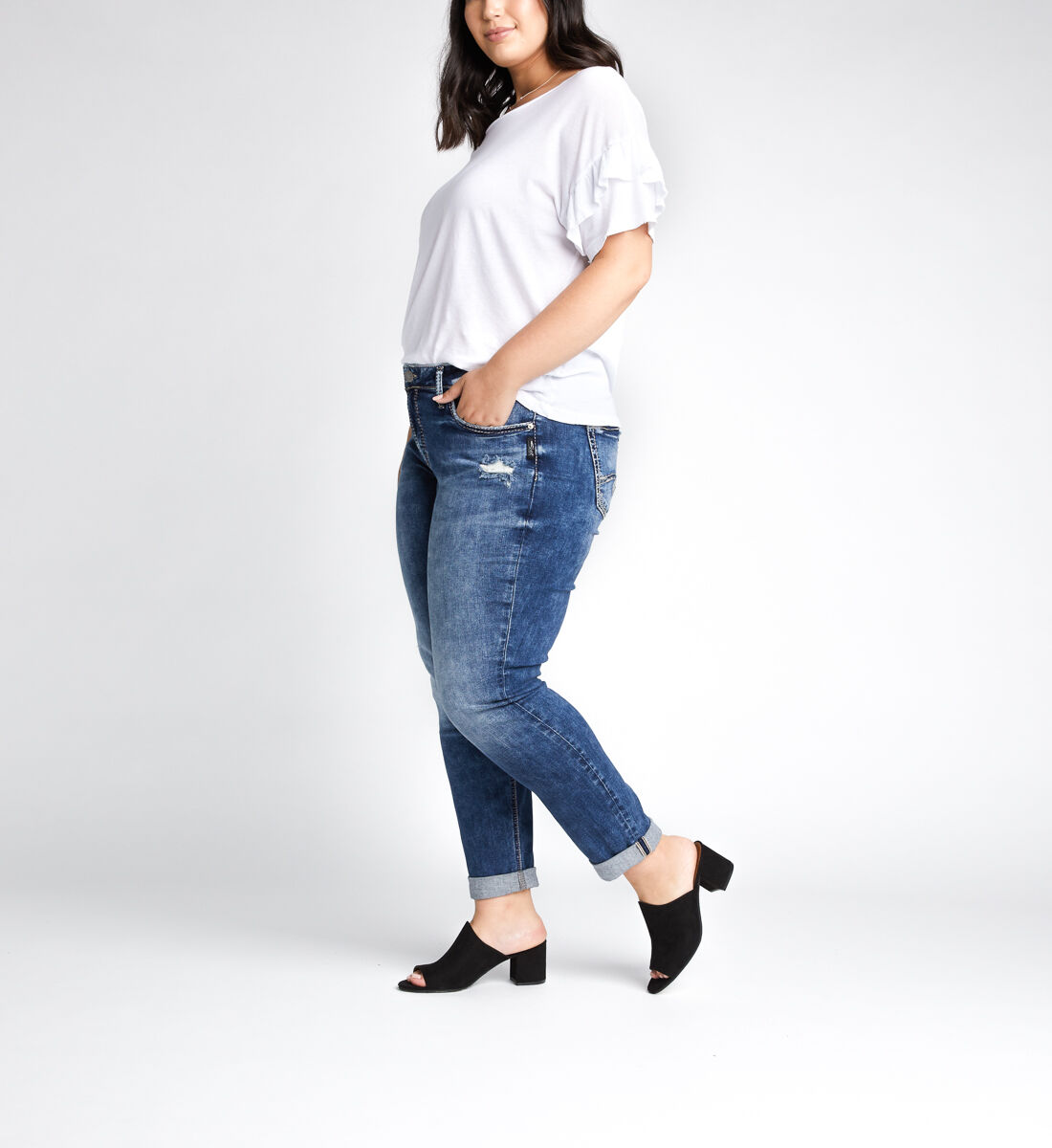 Plus size boyfriend jeans canada online