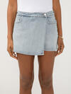 Denim Skort image number 3