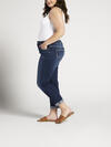 Boyfriend Mid Rise Slim Leg Jeans Plus Size image number 2