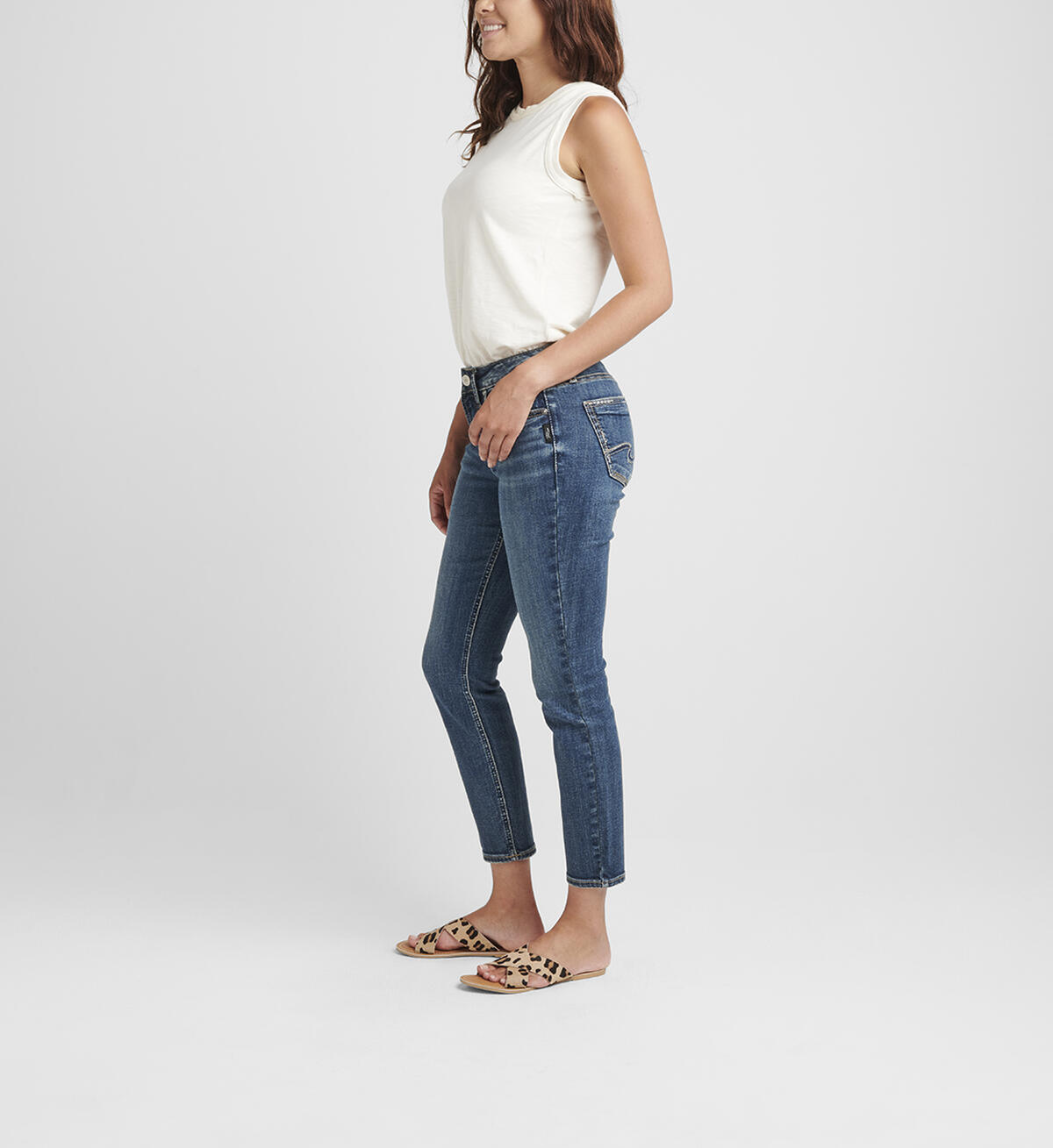 Suki Mid Rise Skinny Crop Jeans, , hi-res image number 2