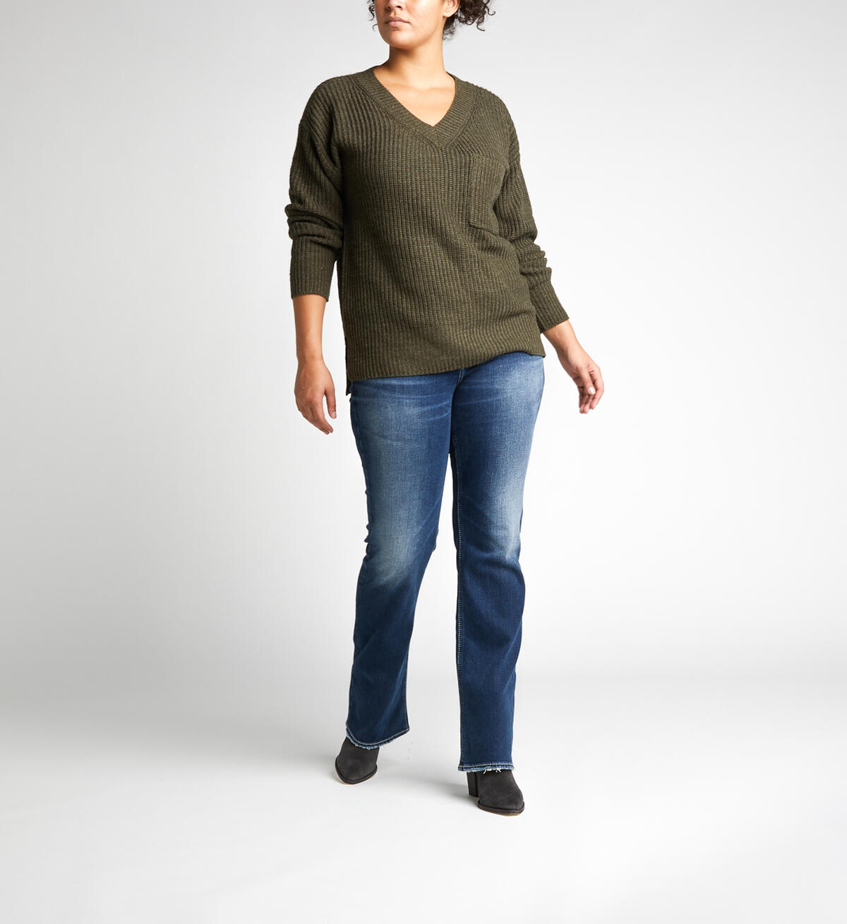 Suki Mid-Rise Curvy Slim Bootcut Jeans, , hi-res image number 3