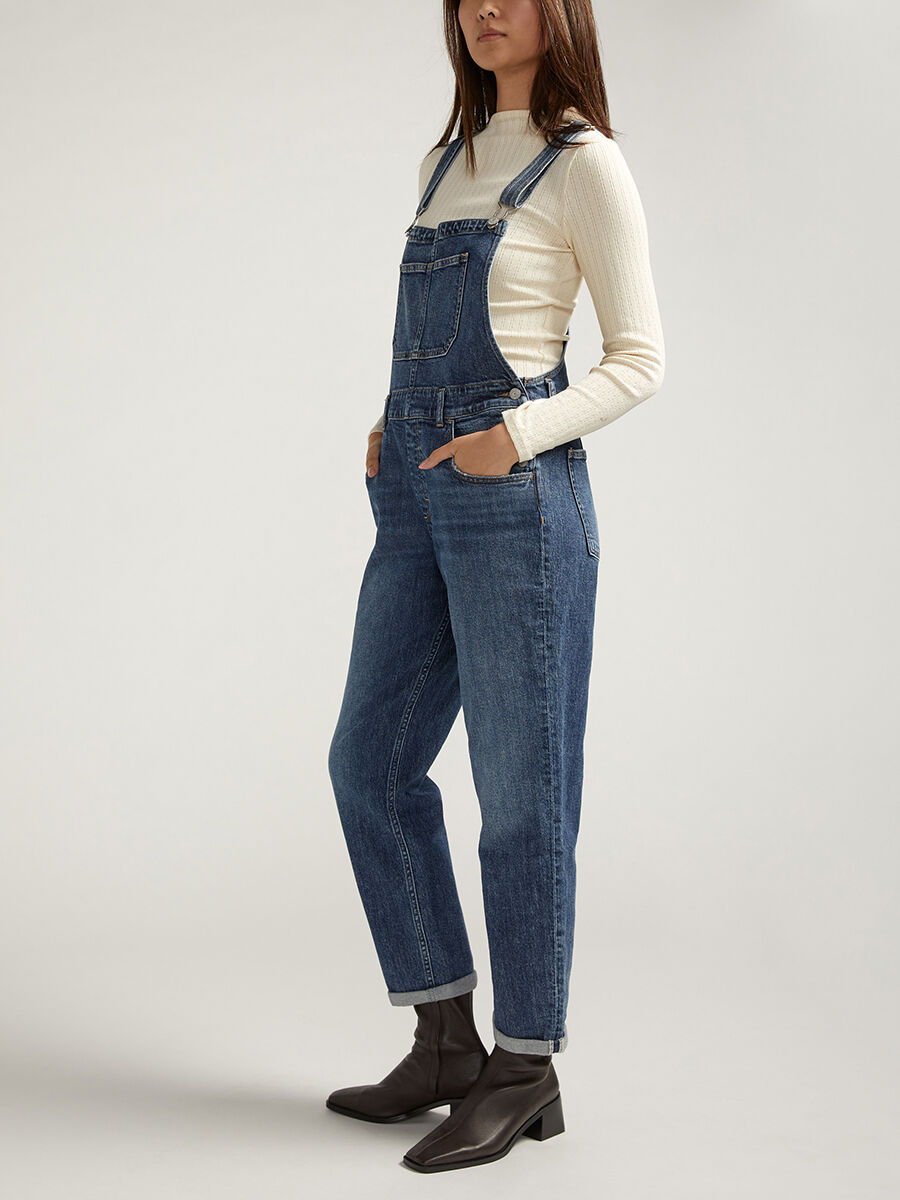 Buy Baggy Straight Leg Overall Jeans for CAD 47.00 | Silver Jeans