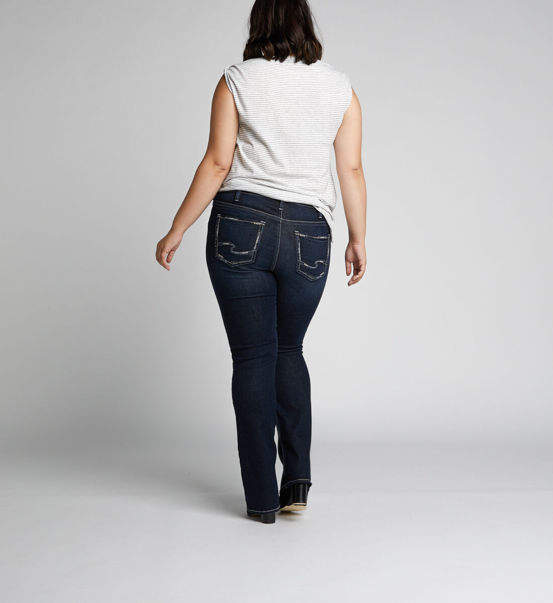 Plus size silver best sale jeans canada