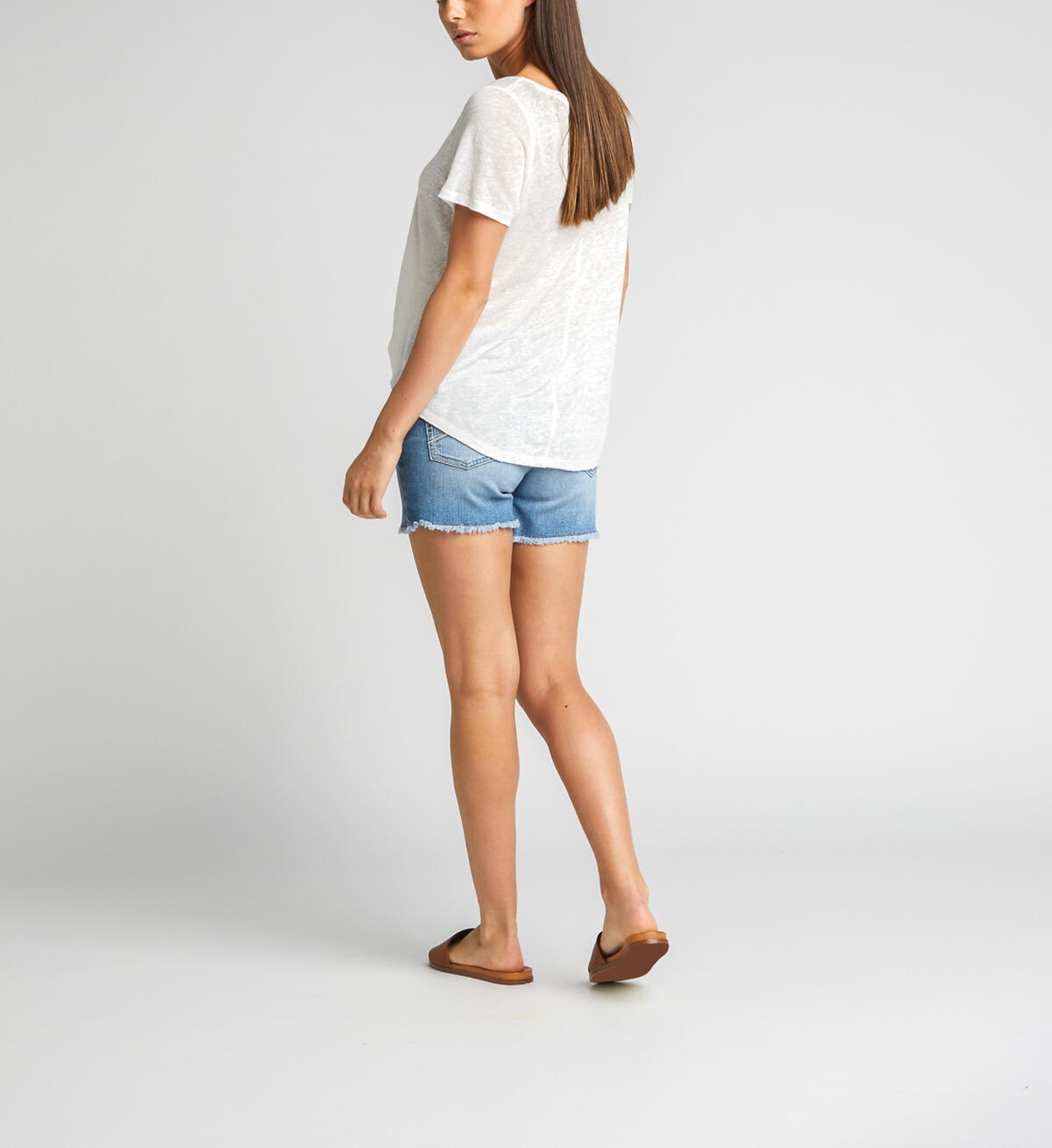 Elyse Mid-Rise Curvy Relaxed Short, , hi-res image number 1