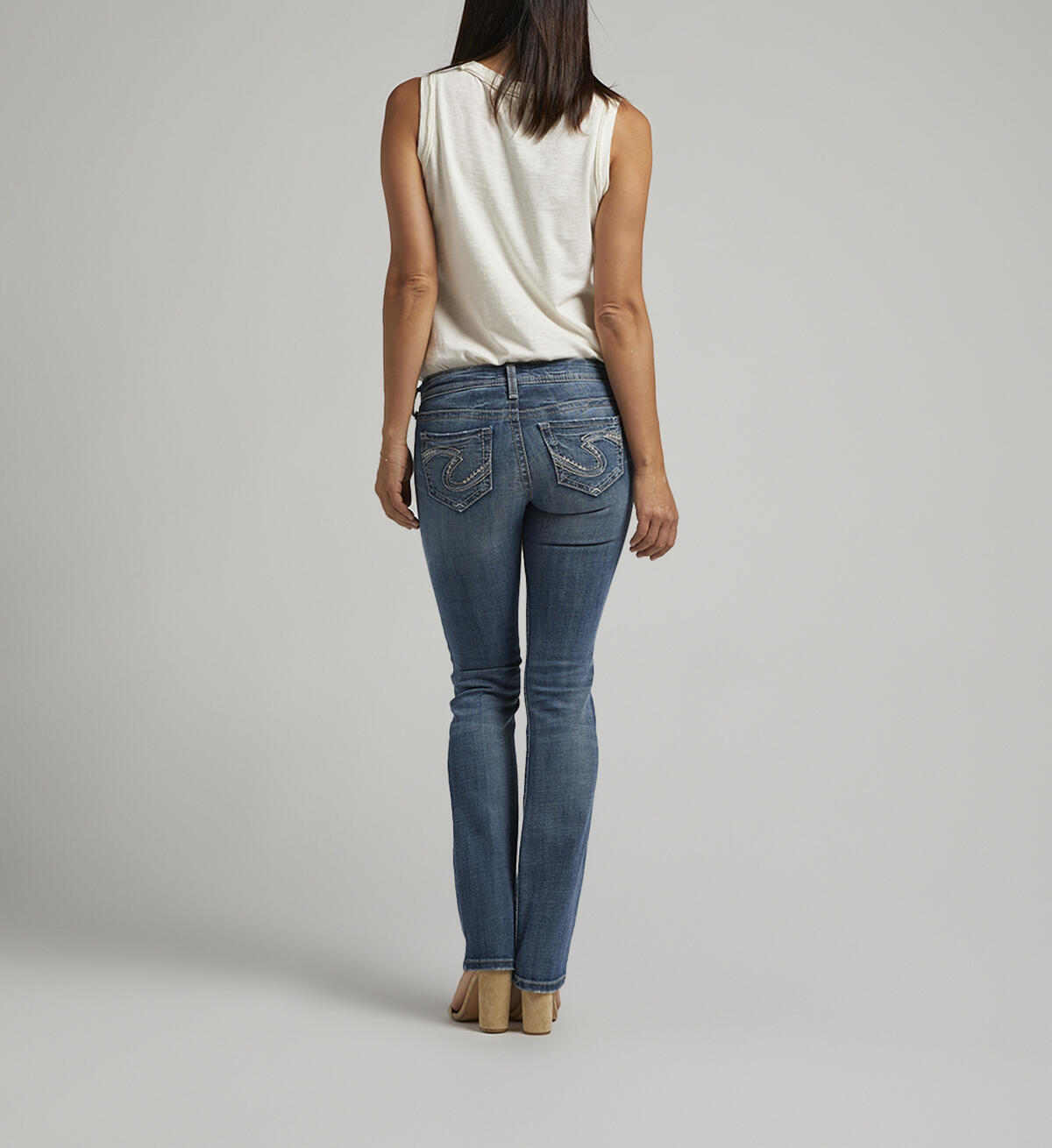 Tuesday Low Rise Slim Bootcut Jeans, Indigo, hi-res image number 1