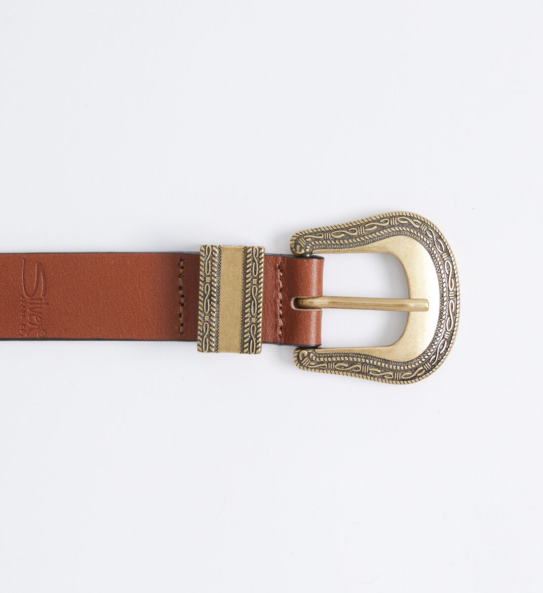 Buy Western Leather Womens Belt for CAD 50.00 Silver Jeans CA New