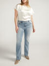 Elyse Mid Rise Slim Bootcut Jeans Plus Size image number 0