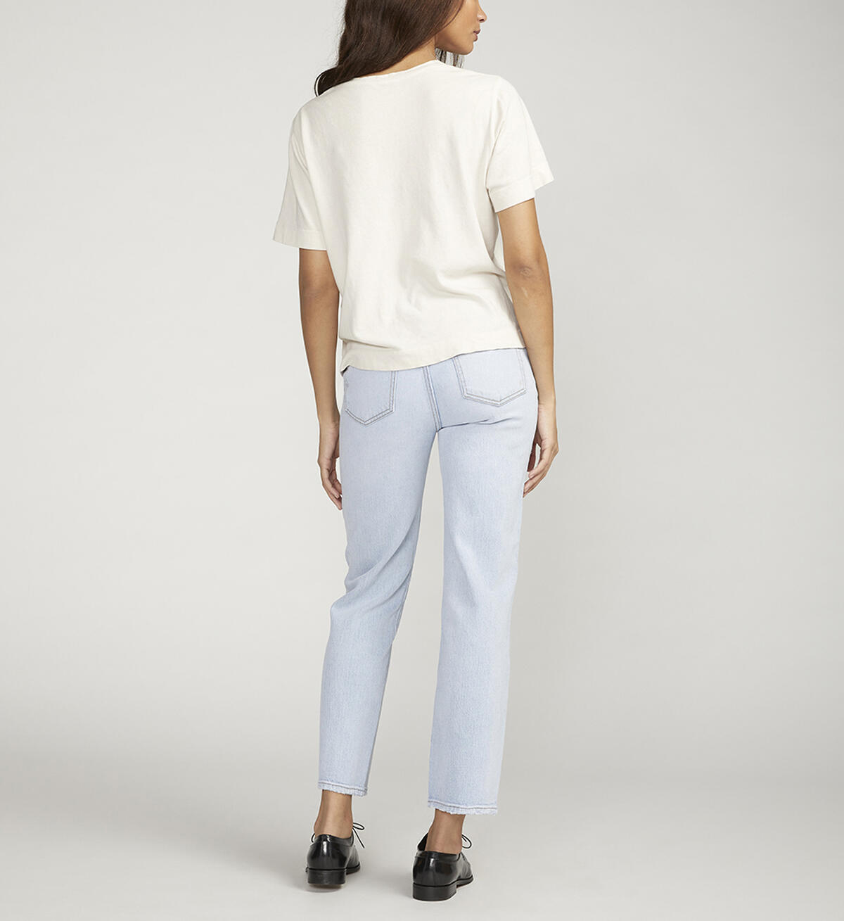 Highly Desirable High Rise Straight Leg Jeans, , hi-res image number 1