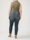 Girlfriend Mid Rise Skinny Leg Jeans Plus Size image number 1
