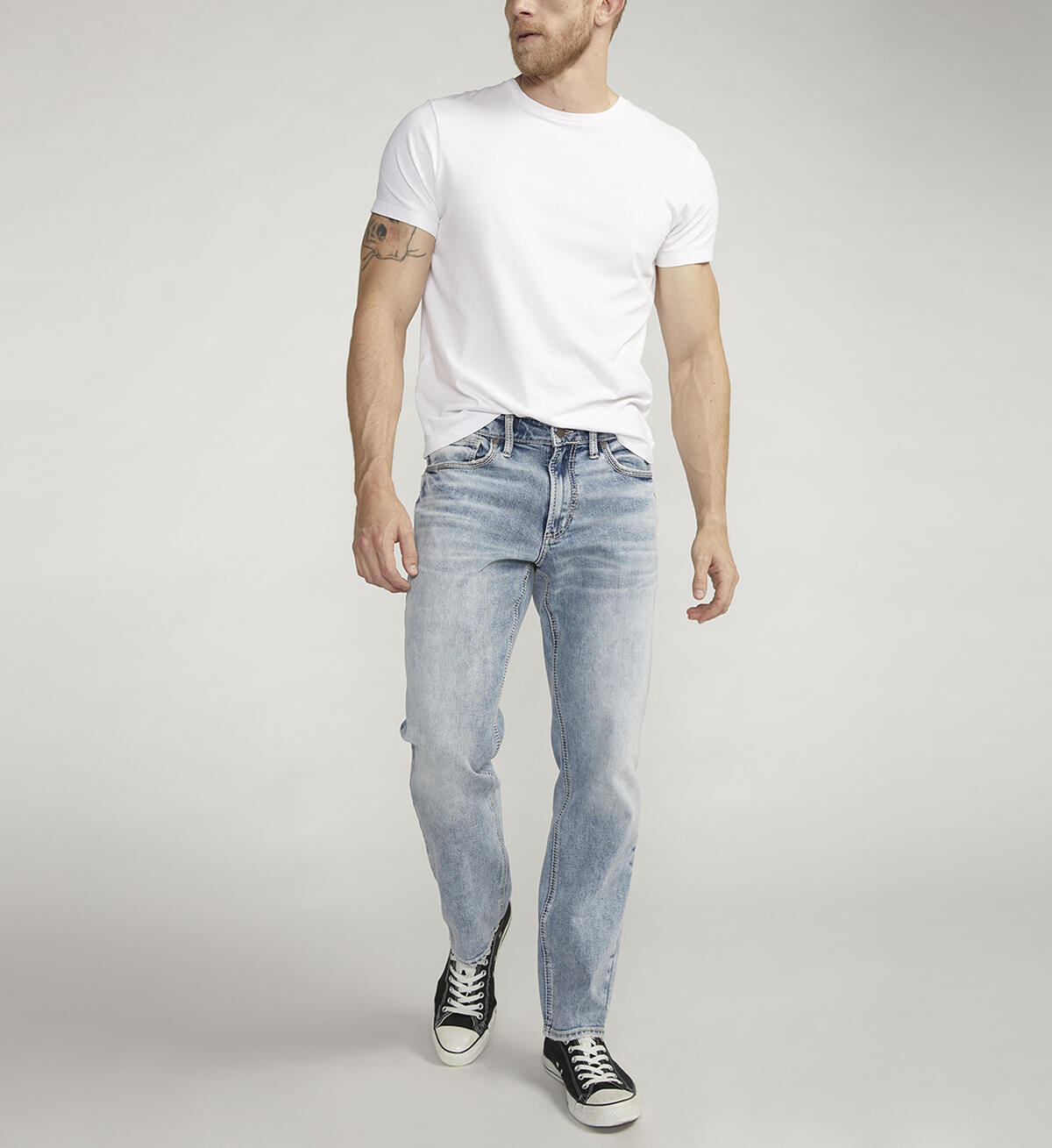 Buy Eddie Athletic Fit Tapered Leg Jeans for CAD 59.00 | Silver Jeans ...