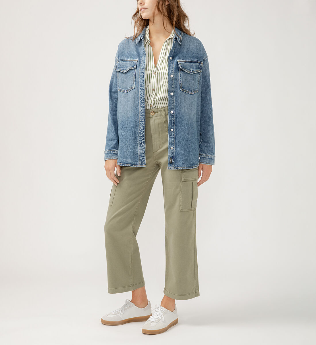 大割引 Shirt Denim Women's Buy Jacket Jeans Silver | 114.00 CAD for ジャケット・アウター